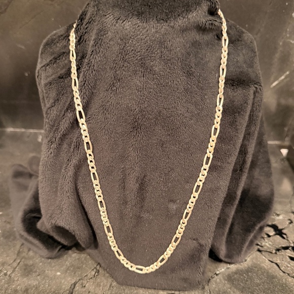 Sterling Silver Figaro Chain - Picture 1 of 6